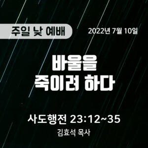 바울을 죽이려 하다