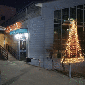 2024-12-08-christmas_4 사랑의 손길로 교회 외부 트리 장식