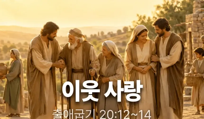 장기중앙교회 주일 낮 예배 2026년 8월 16일 – 이웃 사랑
